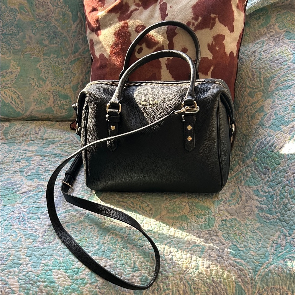Kate Spade Black Leather Satchel